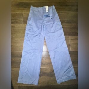 H&M Blue Women's Cargo Flare Pants